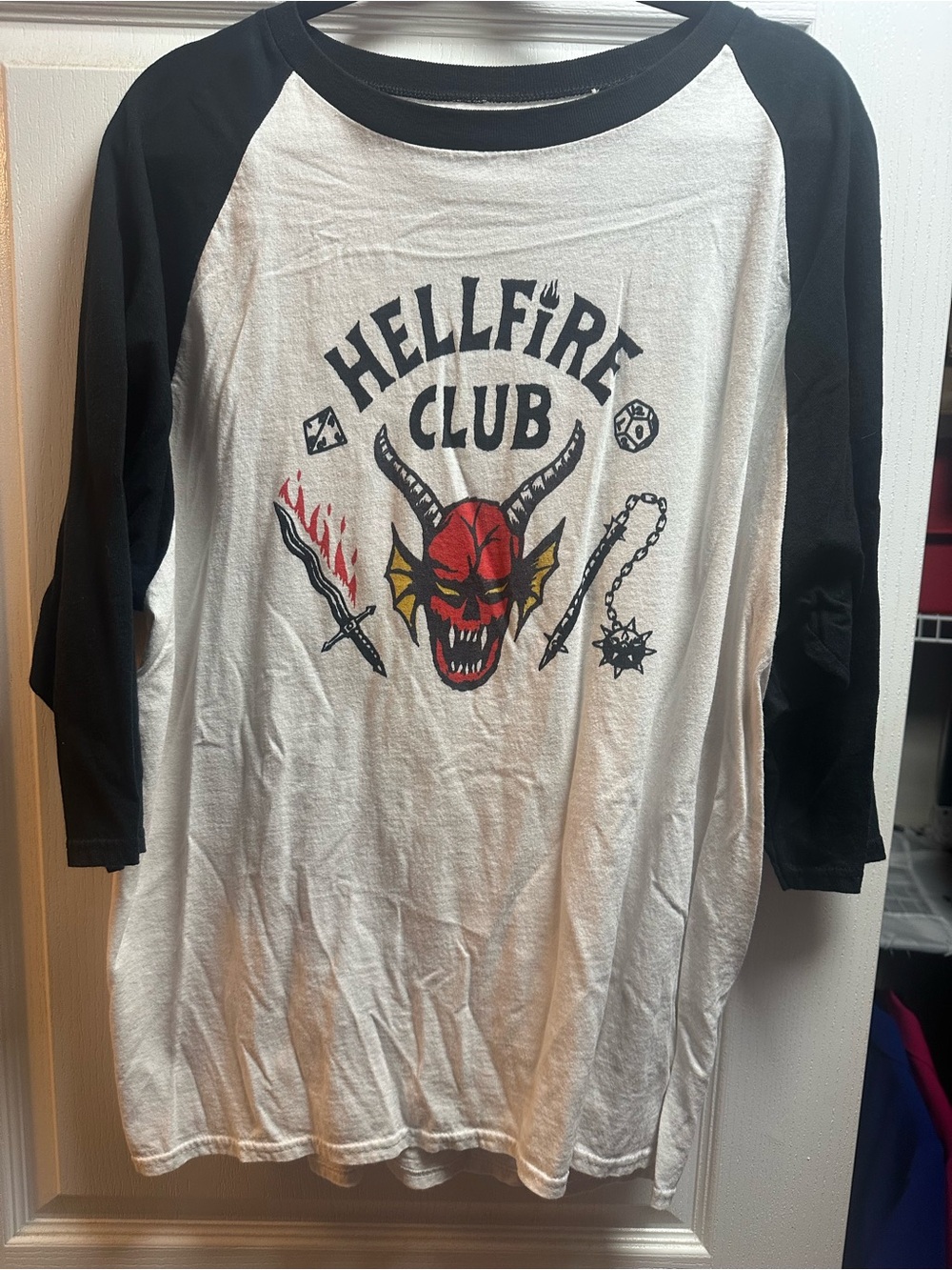 Netflix 'Hellfire Club' Raglan Shirt